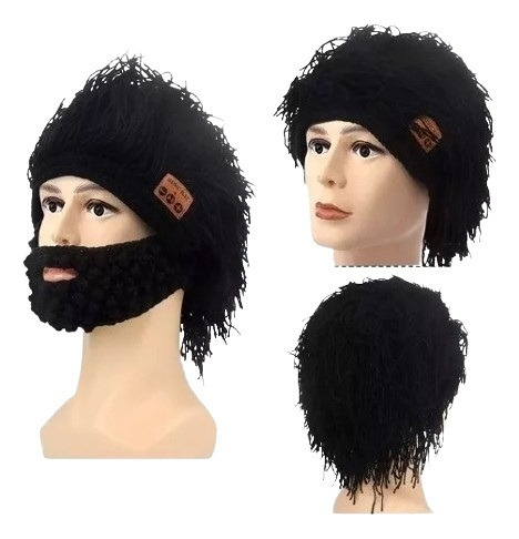 Gorro Tejido Con Bluetooth + Barba.  