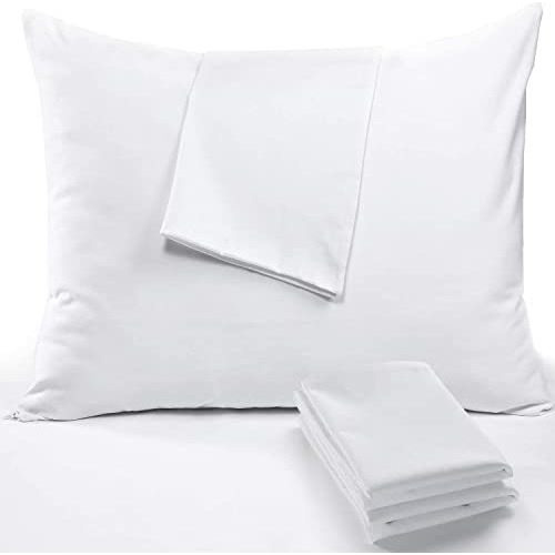 4 Protectores De Almohada Antialérgicos Queen 20 X 30 De