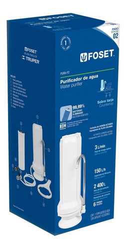 Imagen 4 de 10 de Filtro Purificador Agua Sobre Mesada Elimina Olor Y Sabor