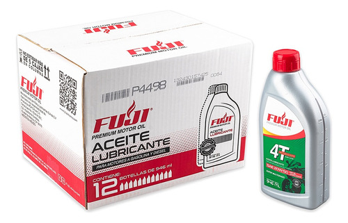 Caja Aceite Para Motos Fuji 20w50 Api Sl Jaso Ma2 12 Pzas