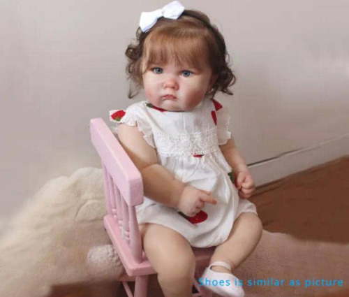 Muñeca Reborn 48 Cm Silicón Con Accesorios Coleccionable