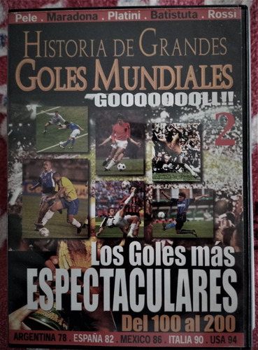 Dvd Historia De Grandes Goles Mundiales Vol 2