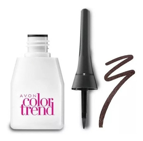 Delineador Líquido Avon Color Trend Marrom