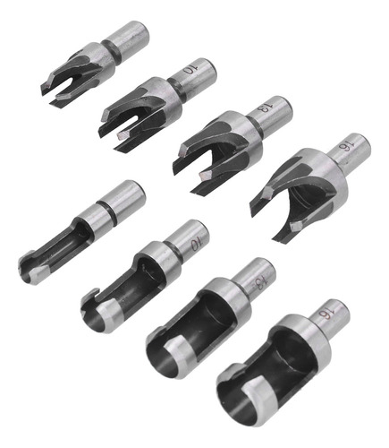 Broca For Tapones De Madera, 8 Piezas, Industrial, De Acero