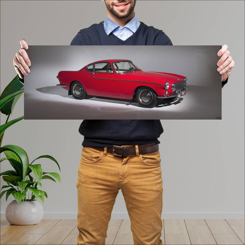 Cuadro 30x80cm Auto 1960 Volvo P1800 Auto 12