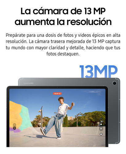 Samsung Galaxy Tab S10 Fe+ Azul 256gb Blue