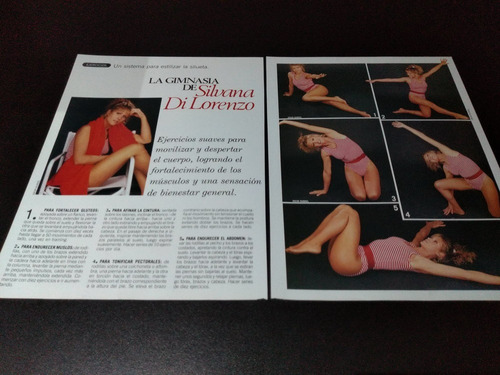 (ah071) Silvana Di Lorenzo * Recortes Revistas Clippings
