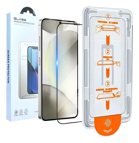 Película 3d Com Aplicador Vidro Anti-queda Para Samsung