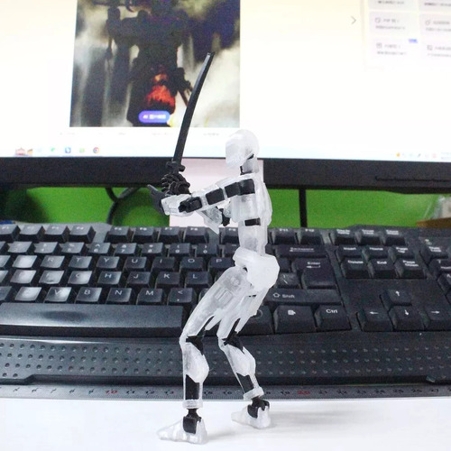 X Maniquí Robot Móvil Multiarticulado Impreso En 3d