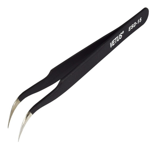 Imagen 1 de 3 de Pinza Brusela Vetus Metalica Esd Antiestatica Modelo Esd-15