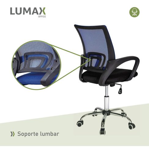 Imagen 7 de 7 de Silla Ejecutiva Escritorio Ezri Mesh Colores Muebles Metinca