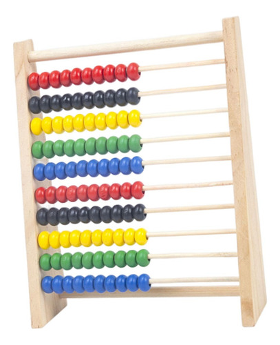 Juguete Educativo Abacus Con 100 Cuentas De S Color Madera