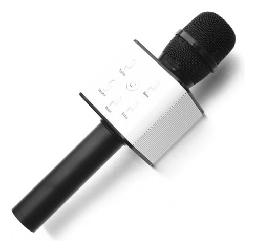 Micrófono Karaoke Parlante Bluetooth Recargable Q7 + Estuche Color Segun Disponibilidad De Color
