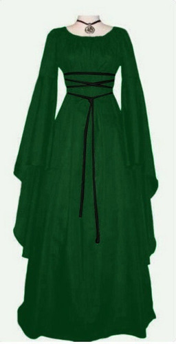 Vestido Vintage Para Mujer Vestido Medieval De Halloween A