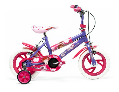 Imagen 3 de 5 de Bicicleta Bmx Rodado 12 Nena Halley Cubre Cadena Plastico A3