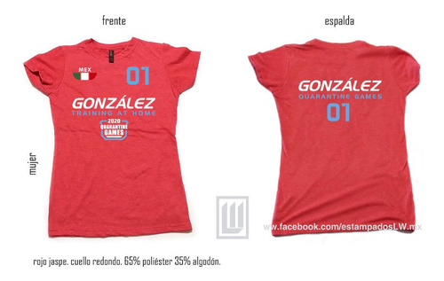 playeras de crossfit mujer