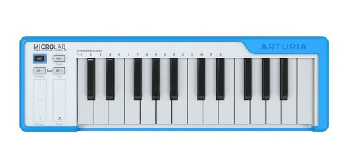 Imagen 1 de 1 de Controlador Midi Usb Arturia Microlab Blue