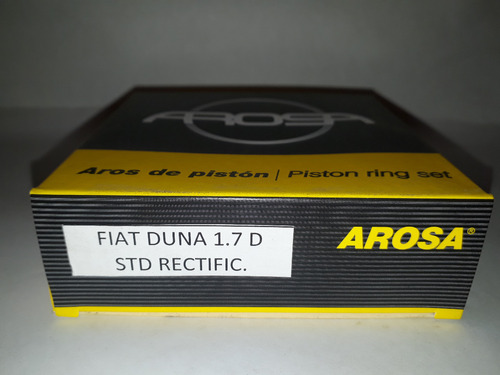 Juego De Aros Para Fiat Duna 1.7 D Std Rect.,