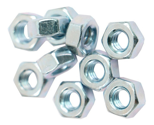 Tuerca Hexagonal M5 Zincada Pack 100 Unid