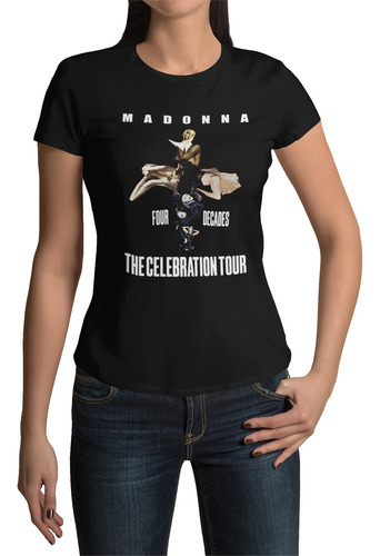 Playera Madonna The Celebration Tour México Four Decades