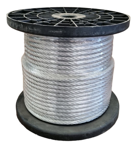 70mts Rollo De Cable Acero Galvanizado 8mm 6x19+1 