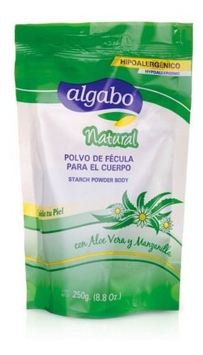 4 Repuesto Talco Polvo Fecula Algabo 250 Gr ( Mayorista )