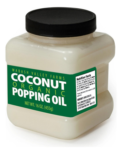 Aceite De Coco Orgánico Refinado Para Palomitas De Maíz
