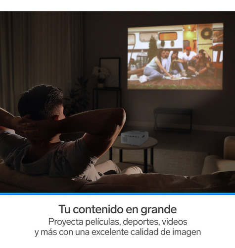Proyector Multimedia Hd De 7000 Lúmenes, Portátil