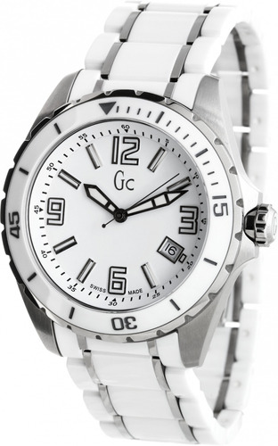 Reloj Guess X85009g1s Unisex De Cerámica Blanco