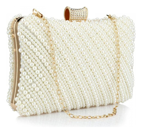 Tmore Bolso De Mano Con Perlas Para Mujer, Bolso De Noche Co