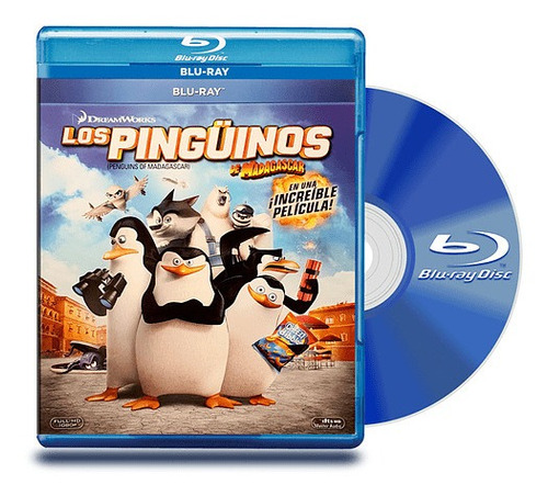 Blu Ray Los Pinguinos De Madagascar