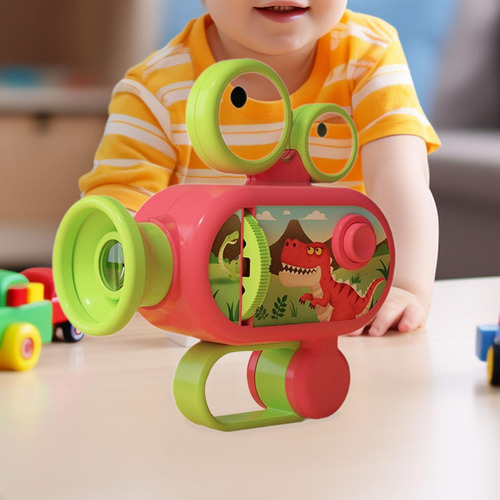 Proyector De Linterna Juguete Lindo Regalo Para Niños Rojo