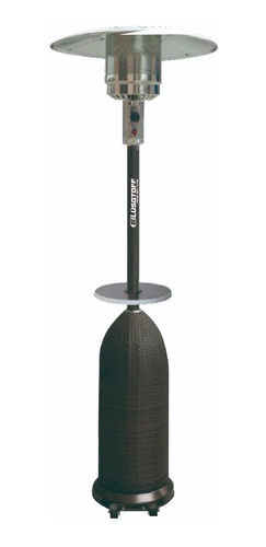 Imagen 3 de 8 de Calefactor Exterior Hongo Lusqtorff Mimbre Jk-1009 Garrafa