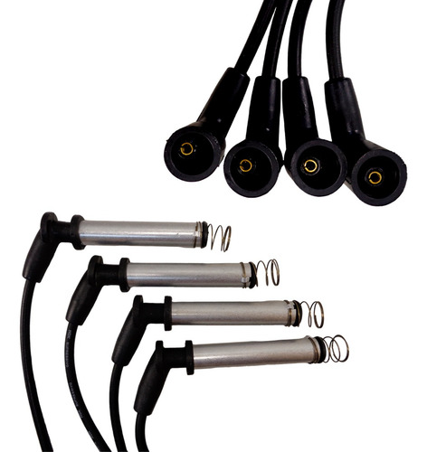 Kit Bobina + Cables + Bujias Ngk Chevrolet Agile 1.4 8v 5p