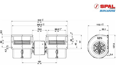 Imagem 5 de 6 de Eletro Ventilador Spal 008-b45/b-02 24v Gr