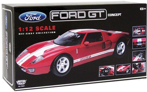 Motormax Ford Gt Concept Escala 1:12  40cm