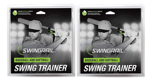 Swingrail Swing Trainer Aid (paquete De 2) Equipo Para Bateo