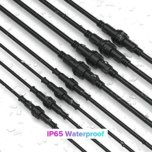 Conector Plstico En T Ip65, 4 Pines, 5pcs, 1 Macho 2 Hembras