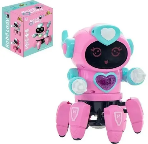 Zxerobô Lady Face Digital Infantil Dançante Som Luz Menina C