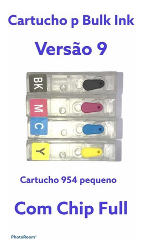 Cartucho Hp 954 Com Chip Full Para Bulk Ink Versão 9