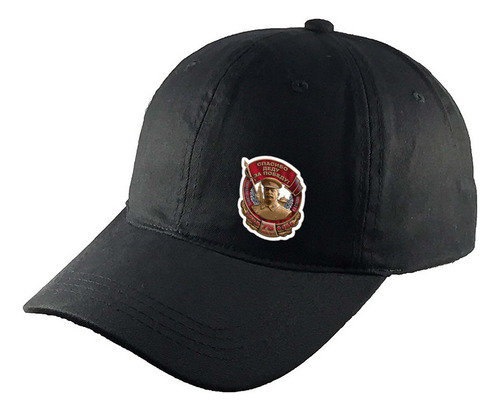 Gorra Clasica Algodón Negra Guerra Mundial Rr110