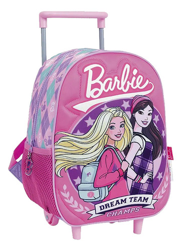 Mochila Barbie 12  Con Carrito College 35612