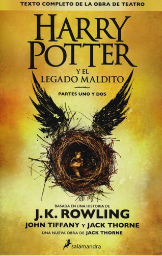 Harry Potter Y El Legado Maldito Partes Uno Y Dos Libro