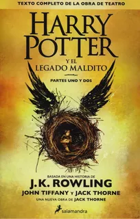 Harry Potter Y El Legado Maldito Partes Uno Y Dos Libro