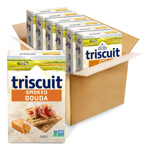 Triscuit Galletas De Trigo Integrales Smoked Gouda, 8.5 Onza