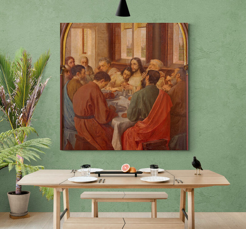 Cuadro En Lienzo Tayrona Store Ultima Cena 001 80x80cm