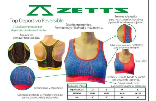Top Deportivo Reversible Zettz
