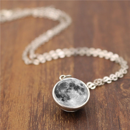 Hermoso Collar Luna Regalo + Estuche