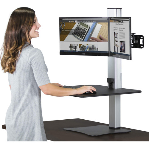 Victor High Rise Collection Dc450 Dual Monitor Soporte Sit E