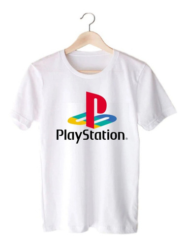 Remera Blanca Plan Station - Serie/gamer